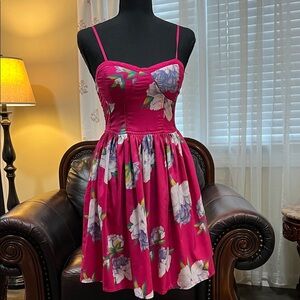 Band of Gypsies Pink Floral Dress